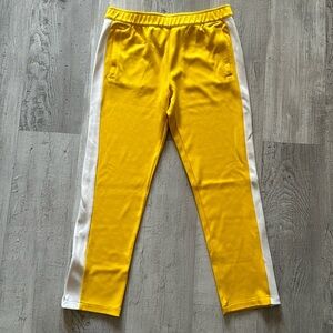 Tory sport pants size medium yellow